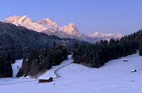 Zugspitze Winter Sunrise