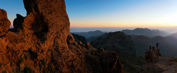 Sunset from Roque Nublo