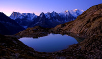 Mont Blanc Range sunrise