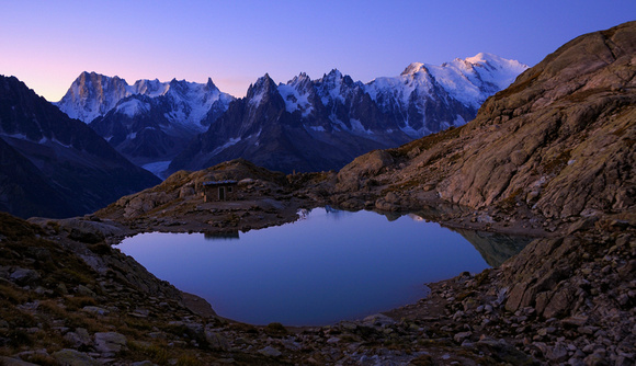 Mont Blanc Range sunrise