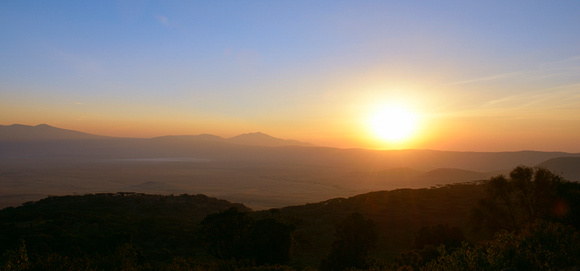 Sunset Ngorongoro Crater