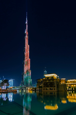 Burj Khalifa lightshow