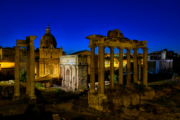 Forum Romanum at Night